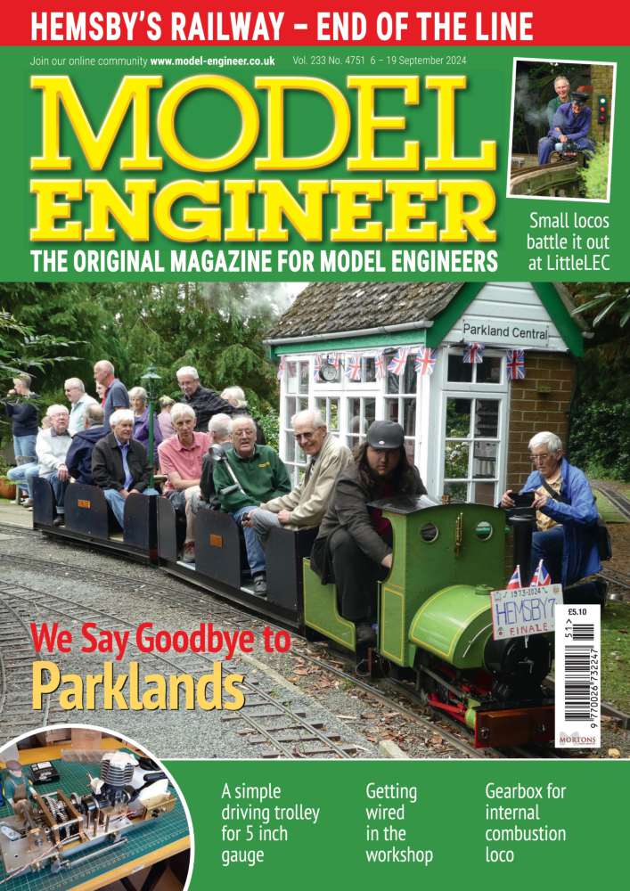 Model Engineer Cover