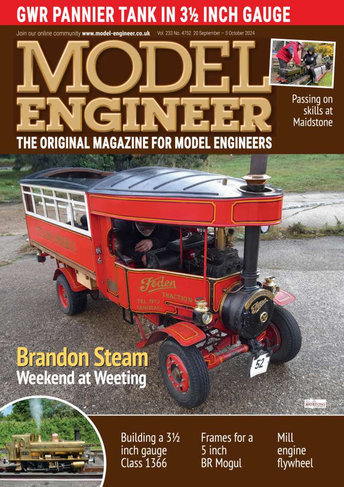 Model Engineer Cover